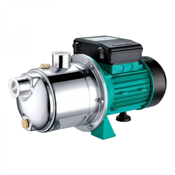 Самовсасывающая насосная станция SHIMGE JET1000G1 с баком 24 л, максимальная высота подъема 48 м, максимальная производительность 90 л/мин