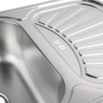 Кухонная мойка WEZER 7549(08) Satin 750x490x180 мм с сифоном