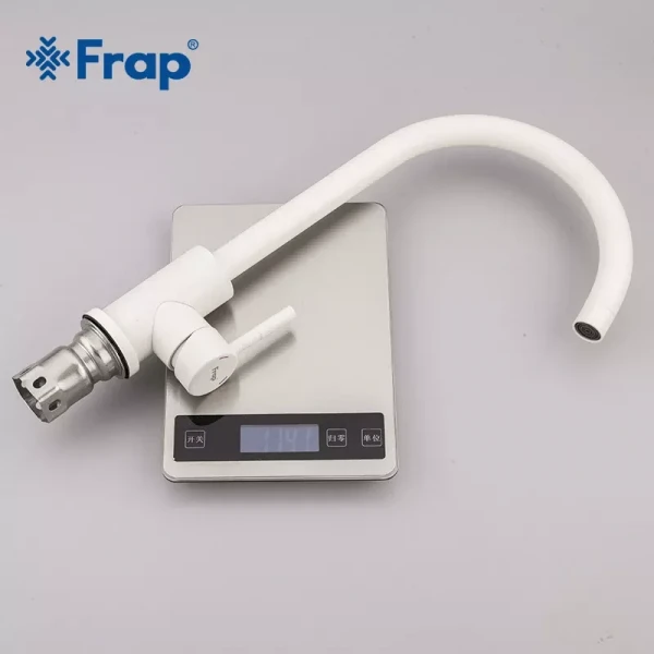 Змішувач для кухні Frap F40899-1, білий