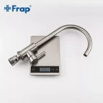 Змішувач для кухні Frap F40899, сатин