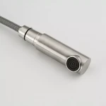 Смеситель для кухни FRAP F60899 с выдвижным изливом сатин