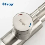 Смеситель для кухни FRAP F60899 с выдвижным изливом сатин