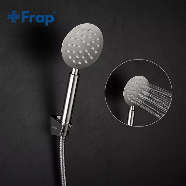 Душевой гарнитур FRAP F8016 66 см нержавеющая сталь.