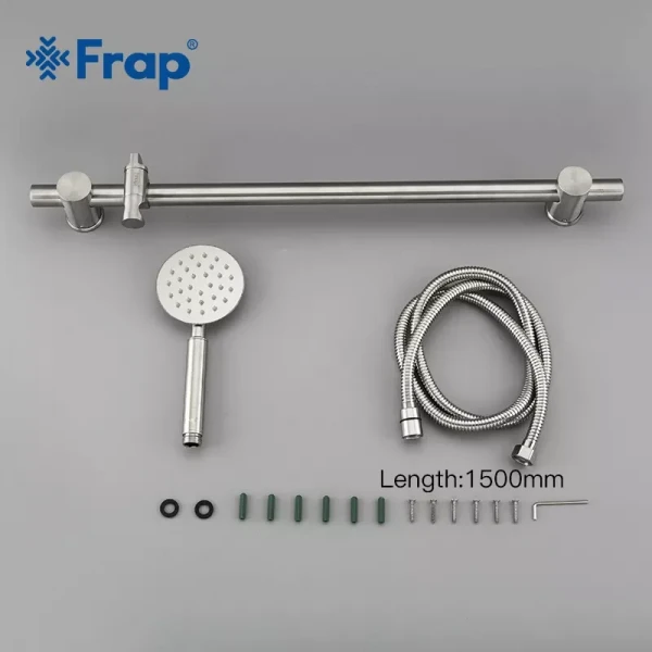 Душевой гарнитур FRAP F8016 66 см нержавеющая сталь.