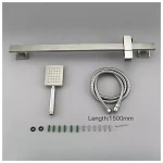 Душевой гарнитур FRAP F8017 нержавеющая сталь.