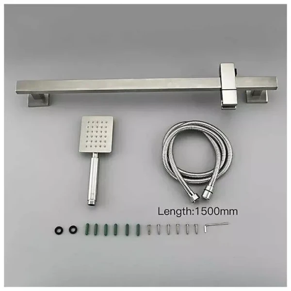 Душевой гарнитур FRAP F8017 нержавеющая сталь.