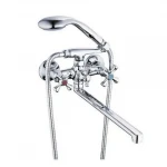 Смеситель для ванны WEZER D4Q7-B827 хромированный