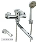 Смеситель для ванны WEZER JXD7-B181 хромированный