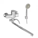 Смеситель для ванны WEZER EDN6-B183 хромированный