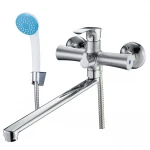 Смеситель для ванны WEZER FAB7 хромированный