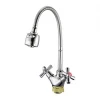 Смеситель для кухни WEZER TLH4-R722 хромированный с гибким изливом