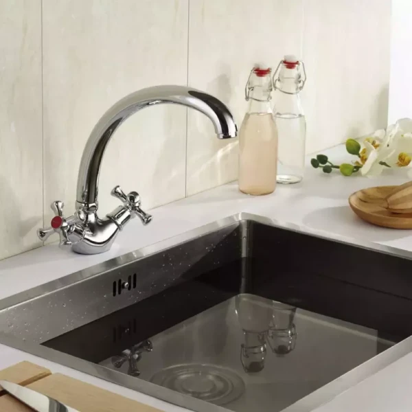 Смеситель для кухни WEZER TLB4-827 хромированный