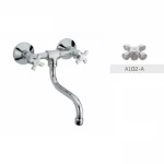 Смеситель для кухни WEZER JIK12-A102 настенный хромированный