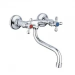 Смеситель для кухни WEZER TZK12-A605 настенный хромированный