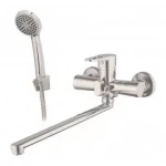 Смеситель для ванны WEZER PUD7-B045-SATIN сатин