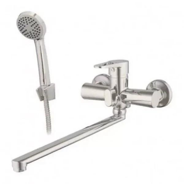 Смеситель для ванны WEZER PUD7-B045-SATIN сатин