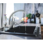 Смеситель для кухни WEZER YUB4-181-WHITE белый