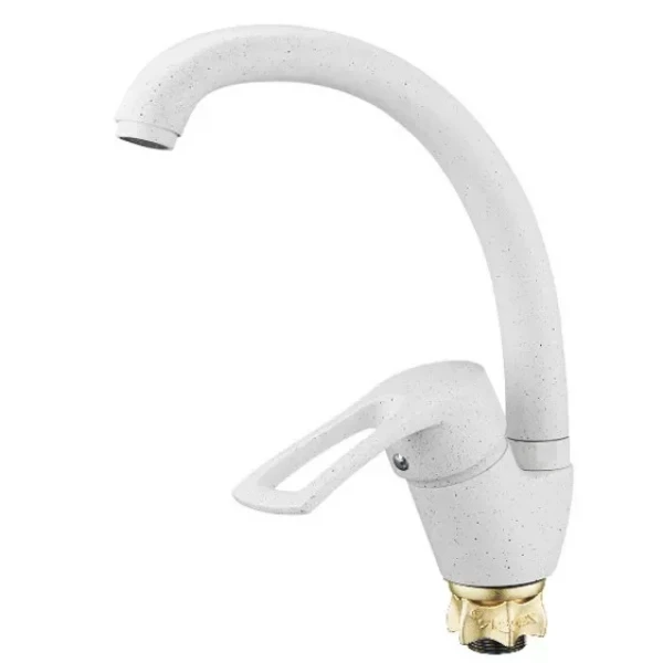 Смеситель для кухни WEZER YUB4-181-WHITE белый