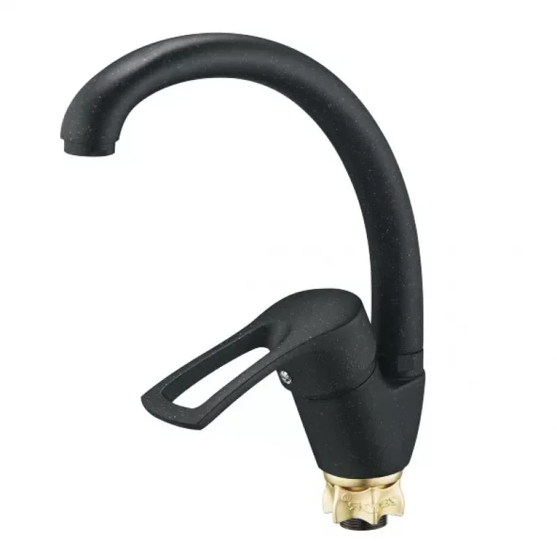 Смеситель для кухни WEZER YUB4-181-BLACK черный