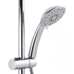 Душевая система WEZER WOG16-153 с поворотным изливом и переключателем на лейку/душ хромированная