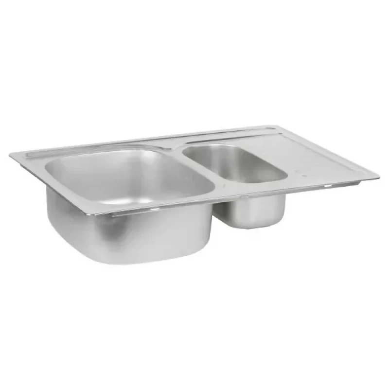 Кухонная мойка WEZER 7850(08) Decor 780x500x180 мм с сифоном