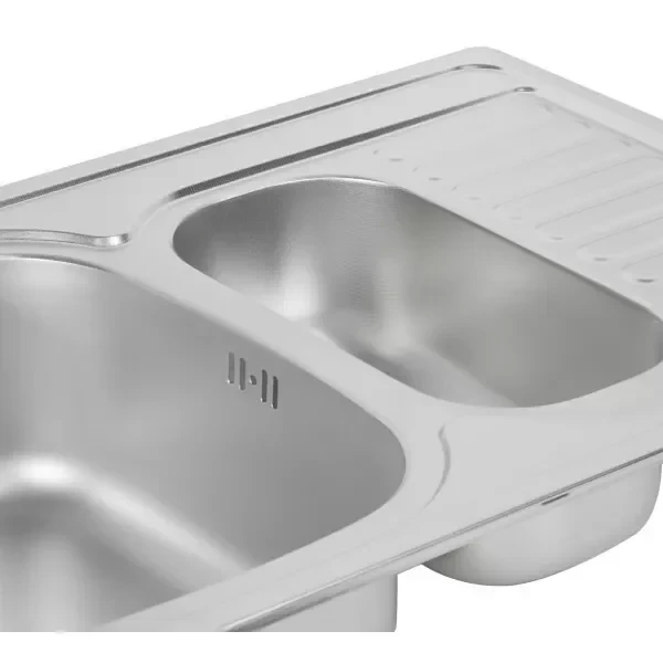 Кухонная мойка WEZER 7850(08) Decor 780x500x180 мм с сифоном