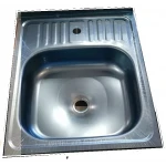 Мийка нерж.UA 5060 товщ-0.4mm, р-р-600*500*140mm Polish (накладна) {20}