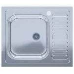 Мийка нерж.UA 5060-L товщ-0.4mm, р-р-500*600*140mm Polish (накладна) {20}