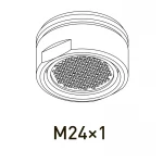 Аэратор WEZER WKZ-021 M24 пластиковый с наружной резьбой