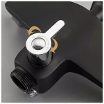 Смеситель для ванны FRAP F2257 черный/хром