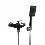 Смеситель для ванны FRAP F3257 черный/хром