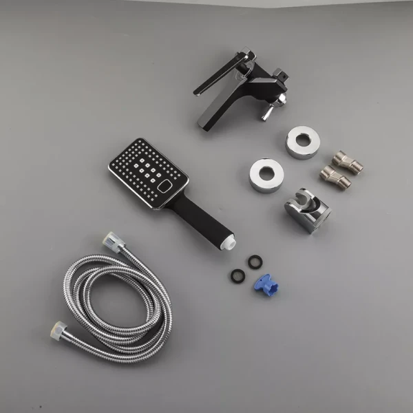 Смеситель для ванны FRAP F3257 черный/хром