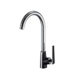 Смеситель для кухни FRAP F4057 черный/хром