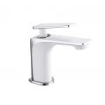 Смеситель для умывальника FRAP F1058 белый/хром