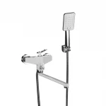 Смеситель для ванны FRAP F2258 белый/хром