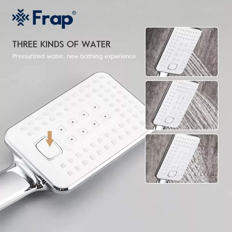 Смеситель для ванны FRAP F2258 белый/хром