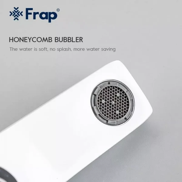 Смеситель для ванны FRAP F3258 белый/хром