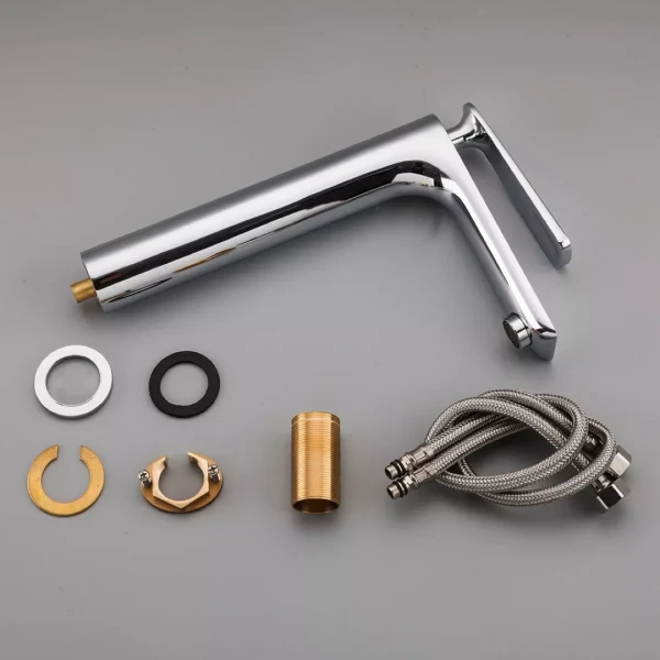 Смеситель для умывальника FRAP F1052-55 хромированный высокий