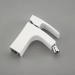 Змішувач для біде GAPPO G5007-8, білий/хром