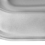 Кухонная мойка WEZER 4947(08) Satin 490x470x180 мм с сифоном