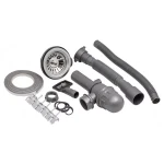 Кухонная мойка WEZER 6350(08) Decor 630x500x180 мм с сифоном