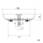 Сетка для мойки WEZER W-001 нержавеющая сталь