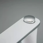 Смеситель для ванны FRAP F1149 белый/хром для монтажа на борт.