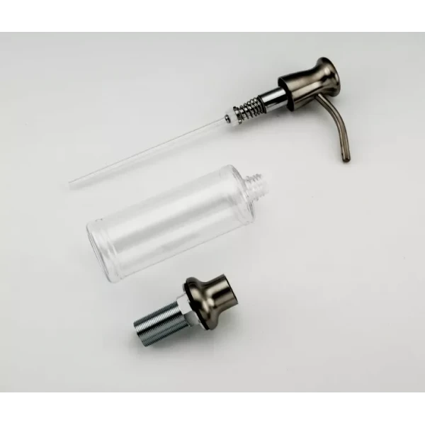 Дозатор для моющего средства GAPPO G403-5 300 мл встраиваемый в мойку латунь/пластик сатин