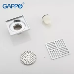 Вертикальний трап GAPPO G81051, латунь, 100х100 мм, хром