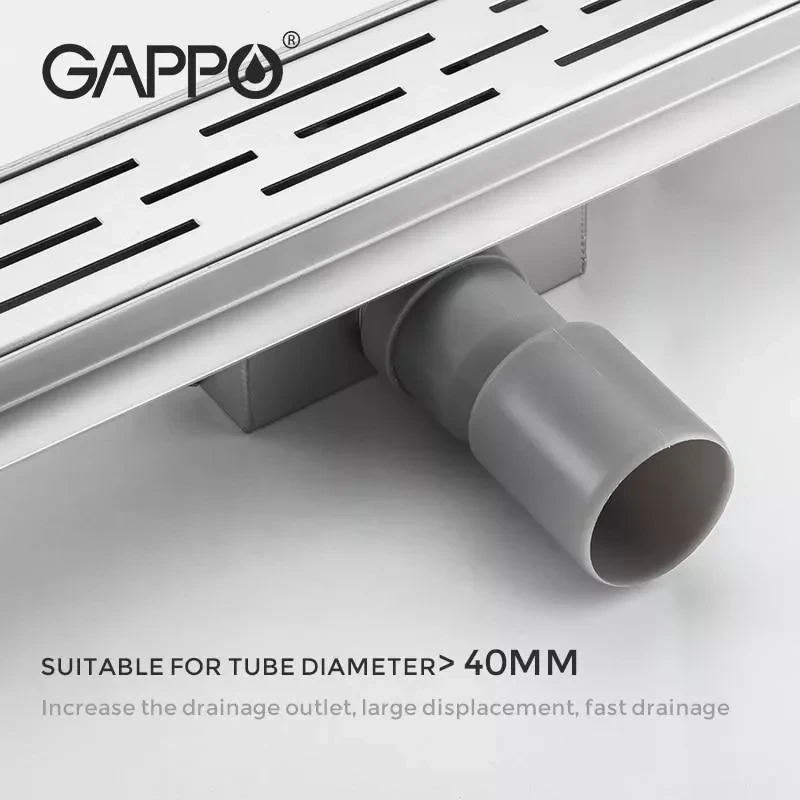 Душевой трап GAPPO G87007-1 70x700 мм нержавеющая сталь