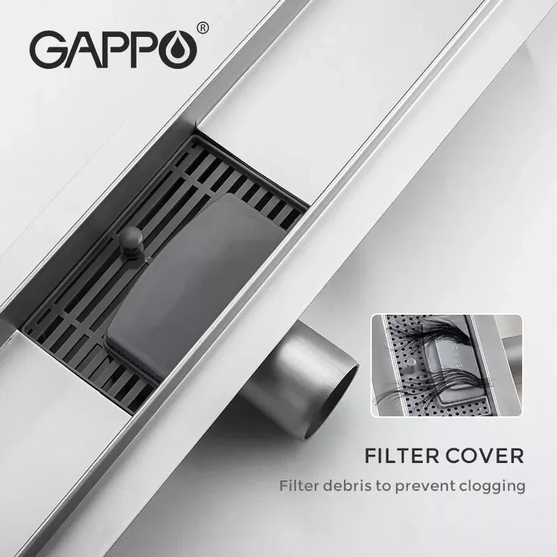 Душевой трап GAPPO G87007-1 70x700 мм нержавеющая сталь