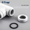 Сифон для раковины FRAP F82-6 белый латунный под донный клапан.