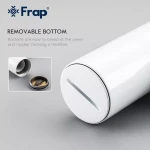 Сифон для раковини Frap F82-6 під донний клапан, латунь, білий