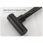 Сифон для раковини Frap F82-7 під донний клапан, латунь, чорний